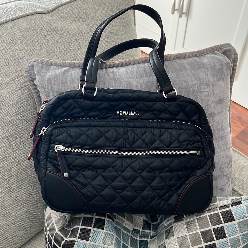 MZ Wallace Black Crosby Shoulder Bag